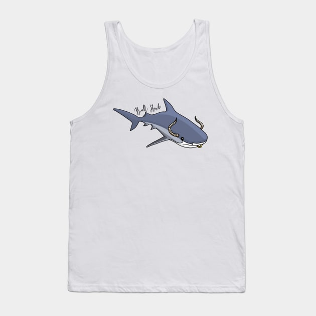 Bull Shark Tank Top by thecurlyredhead